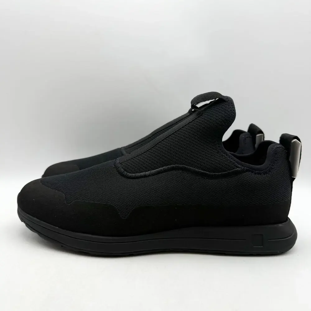 YORK The Gail Slip On Sneakers Mens 8 Womens 9.5 Black Recovery Trainer NIB